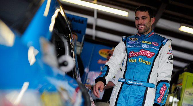 Featured Image for Almirola, No. 43 RPM car streaking to Darlington