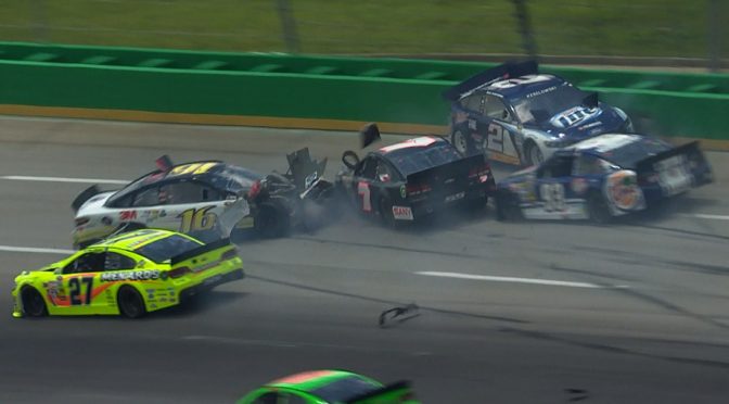 Keselowski wrecks, title hopes take hit