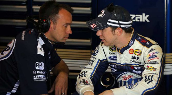Featured image for Notebook: Engine change sends Keselowski to rear