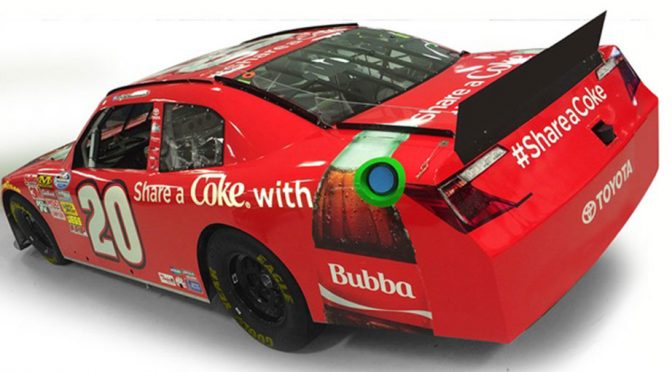 #ShareaCoke with Bubba Wallace at Daytona