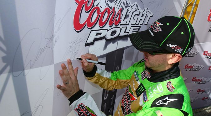 Kyle Busch wins third pole of 2013 at Daytona