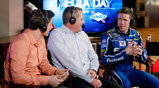 Schedule for Media Day at Daytona
