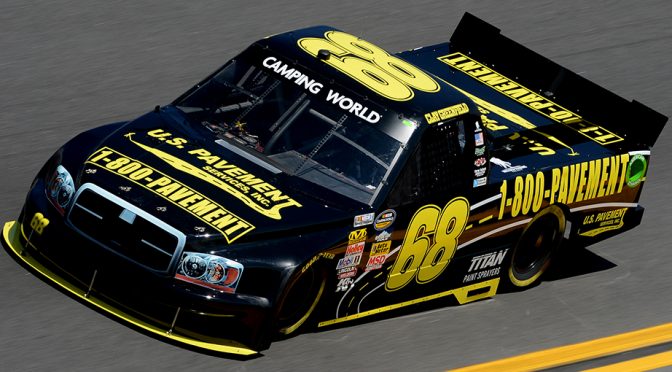 Greenfield leads in second Truck practice
