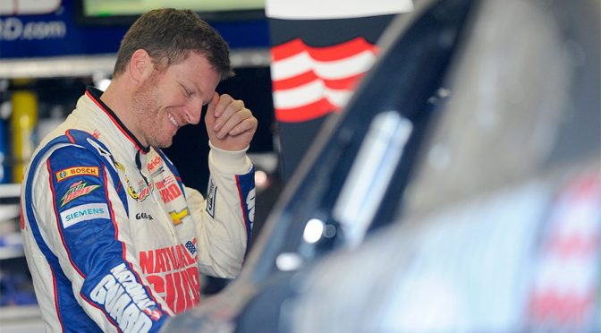Dale Earnhardt Jr., an engaged driver