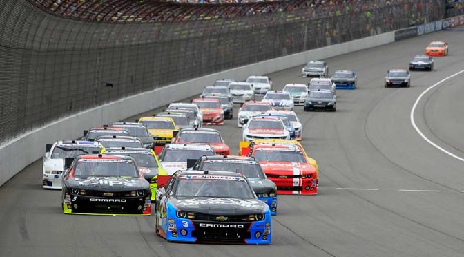 Dillon shows speed, frustration in mixed Michigan day