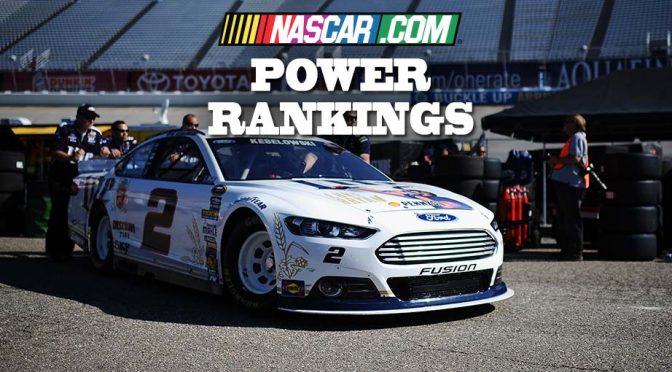 Power Rankings: Kes enters top five post-Dover