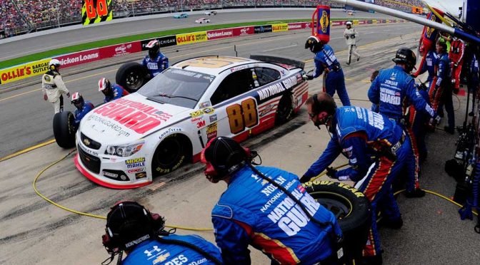 Earnhardt's trust in team results in top-five finish