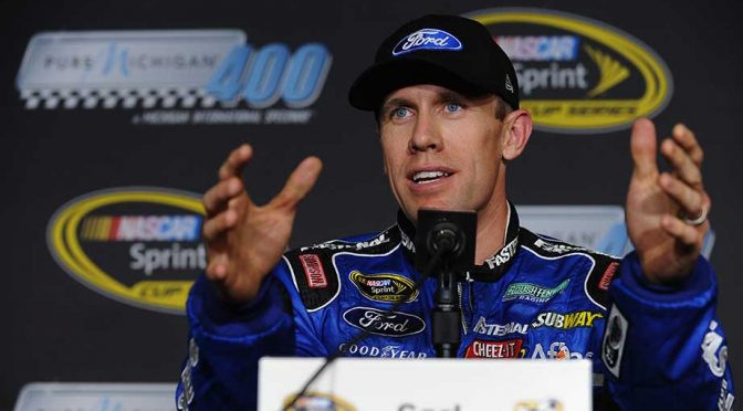 Edwards issues challenge at driver's meeting