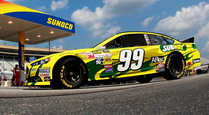 Edwards tops Sprint Cup practice despite scrape
