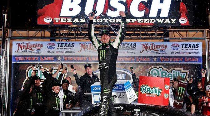 Busch makes it three in a row in Nationwide