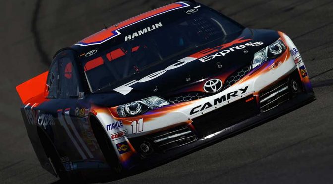 Hamlin wins third Sprint Cup pole at Fontana
