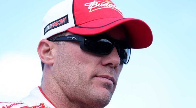 Harvick in position to make noise down stretch