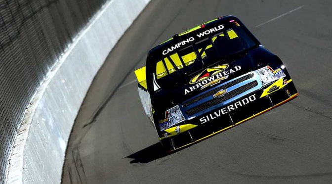 Burton wins Truck pole at Michigan