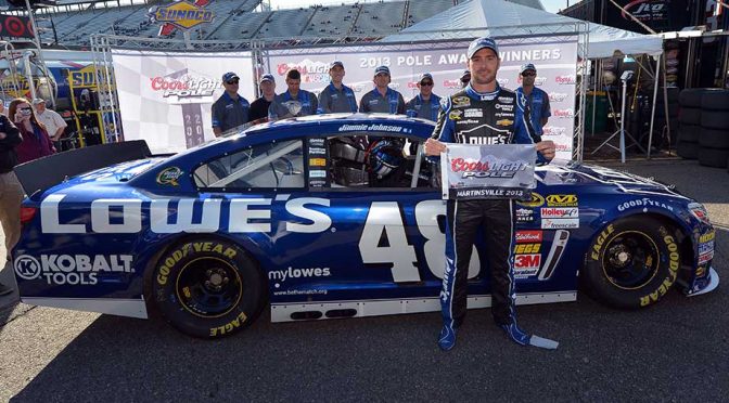 Featured Image for Johnson earns third Martinsville pole