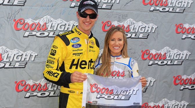 Featured Image for Logano wins Nationwide pole at Dover