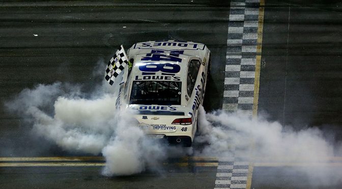 Johnson wins Coke Zero 400, sweeps at Daytona