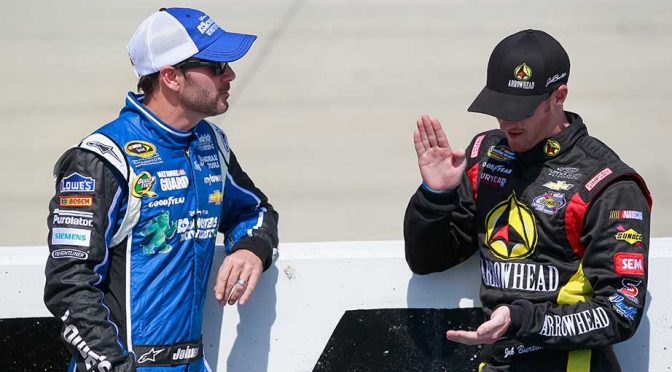 Jeb Burton finds a mentor in Jimmie Johnson