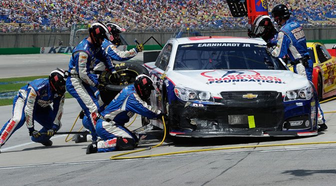 Earnhardt Jr. won't let bad luck keep him down