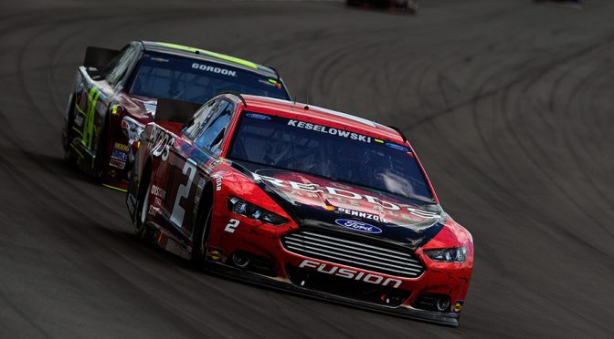 Keselowski satisfied with 'blue-collar day'
