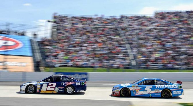 Featured image for Keselowski wrestles with sixth-place finish