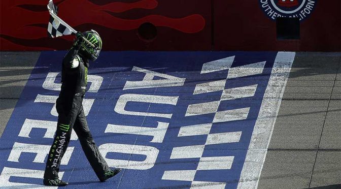 Kyle Busch wins Auto Club Nationwide race