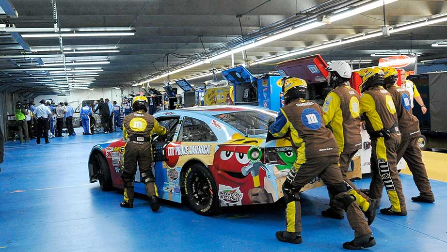 Blown engine ruins night for Kyle Busch Official Site Of NASCAR