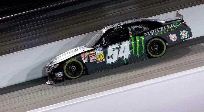 Featured image for Kyle Busch wins from pole at Darlington
