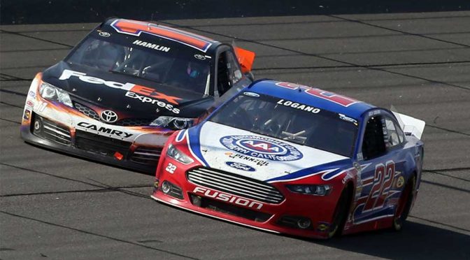 Stewart steams after Logano, Hamlin wreck
