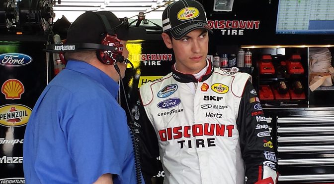 Logano on top at Charlotte
