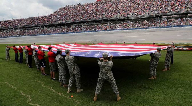 'NASCAR: An American Salute' honors military