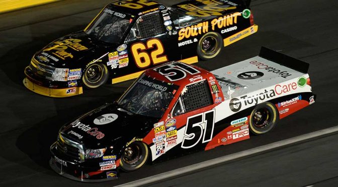 Featured Image for Busch wins Truck Series race at Charlotte
