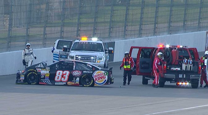 Practice recaps: Injured Ryan Truex out for race; Gordon, Harvick top sessions