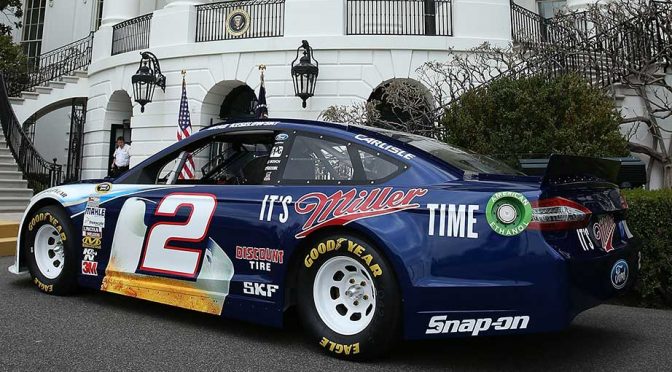Champion Keselowski visits White House