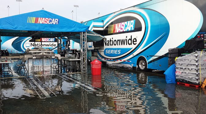 Heavy rain hits Richmond, floods garage