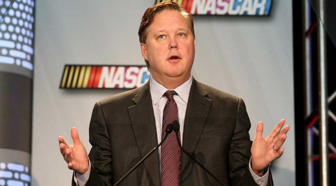 Open letter to NASCAR fans from Brian France