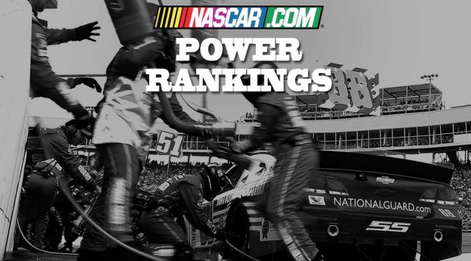 Featured image for Hot start keeps Dale Jr. at top of Power Rankings