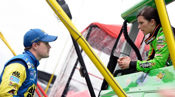 Ricky Stenhouse, Danica Patrick comfortable as couple