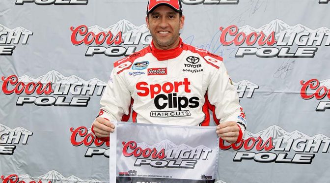 Elliott Sadler wins Coors Light Pole Award