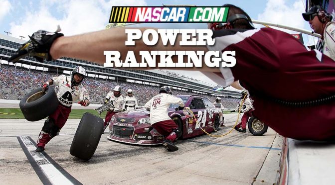 Featured image for Power Rankings: Jeff Gordon rises to No. 1