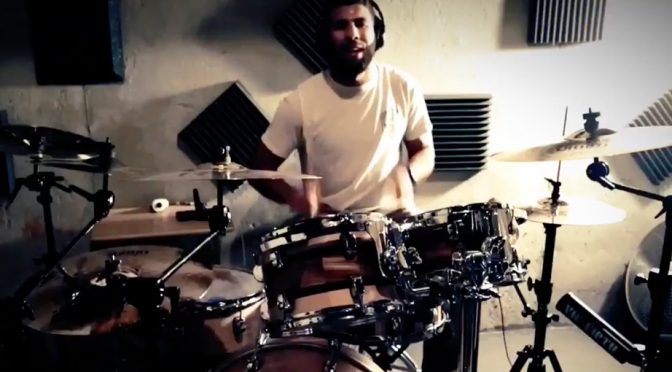 Featured Image for Darrell Wallace Jr. gets fans head banging with drum video