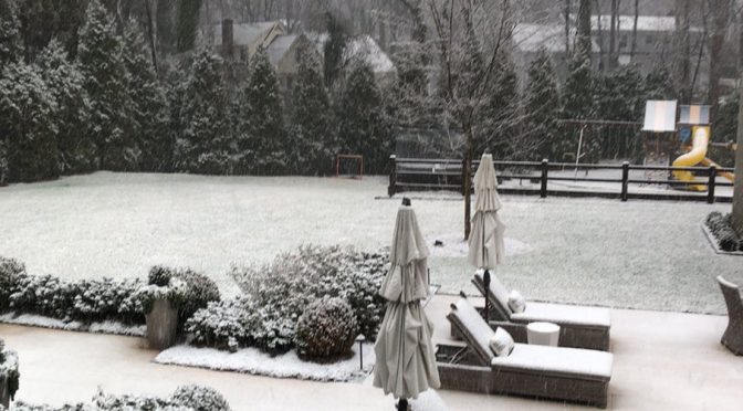 NASCAR drivers enjoy a North Carolina snow day