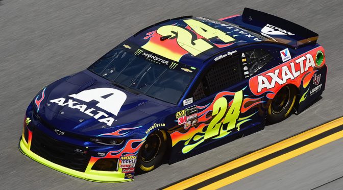 Rookie Byron leads final practice before Daytona 500 qualifying; Kyle Busch tops earlier run
