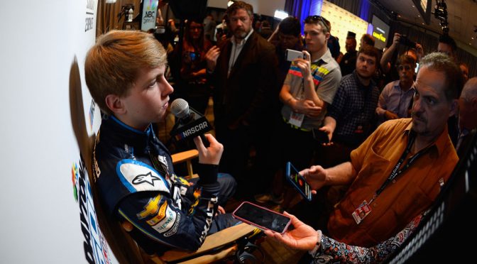 Featured image for How has life changed for William Byron? He was recognized at Outback Steakhouse