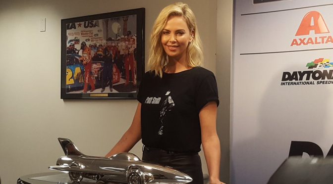 Featured image for Actress Charlize Theron shares her connection to car racing