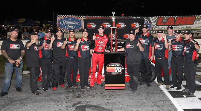 Gilliland, Burton stay on parallel paths in dazzling K&N East finish