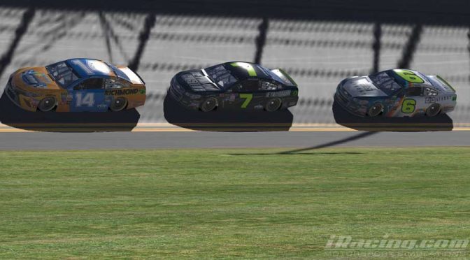 Featured image for Ottinger wins thriller at Daytona in NASCAR PEAK Antifreeze iRacing Series 2018 opener