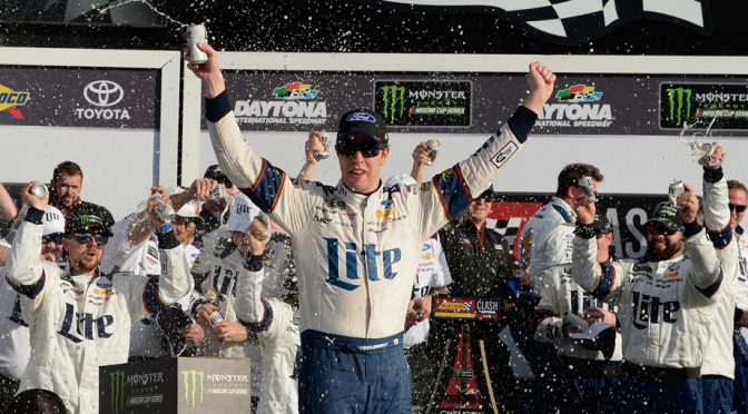 Brad Keselowski wins The Clash at Daytona as field wrecks behind him