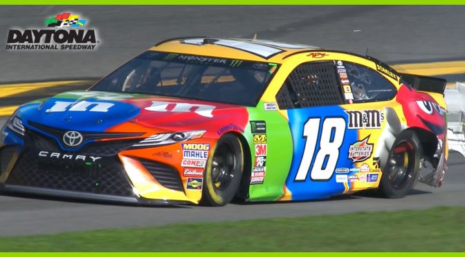 Kyle Busch suffers cut tire in Stage 1 of Daytona 500