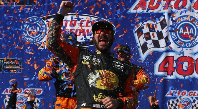 Martin Truex Jr. earns first victory of the season at Auto Club