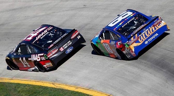 Kyle Busch snags points lead, but run of second-place finishes stings